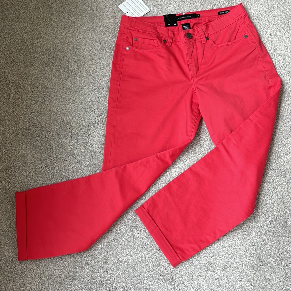 Calvin Klein Skinny Crop 5 pocket jeans 8